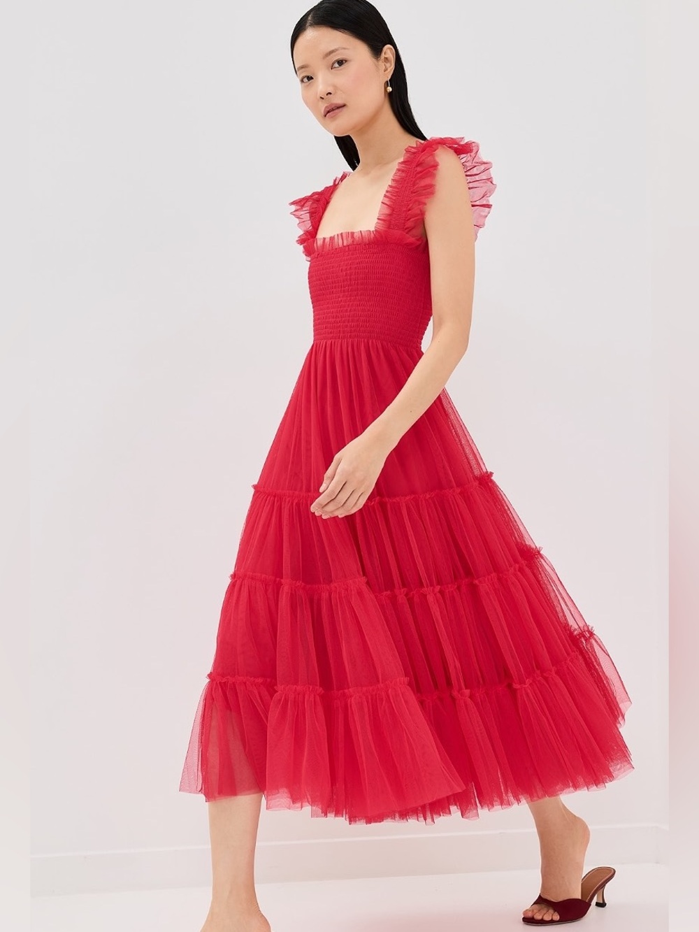 Hill House Collector’s Edition Red Tulle Ellie Nap Dress